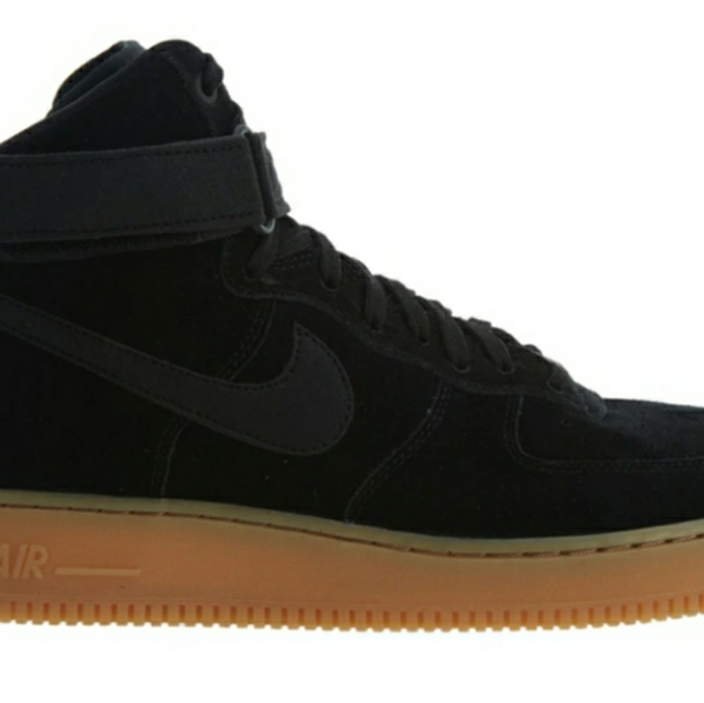 COPY - Nike Air Force One Black Suede Hi Top